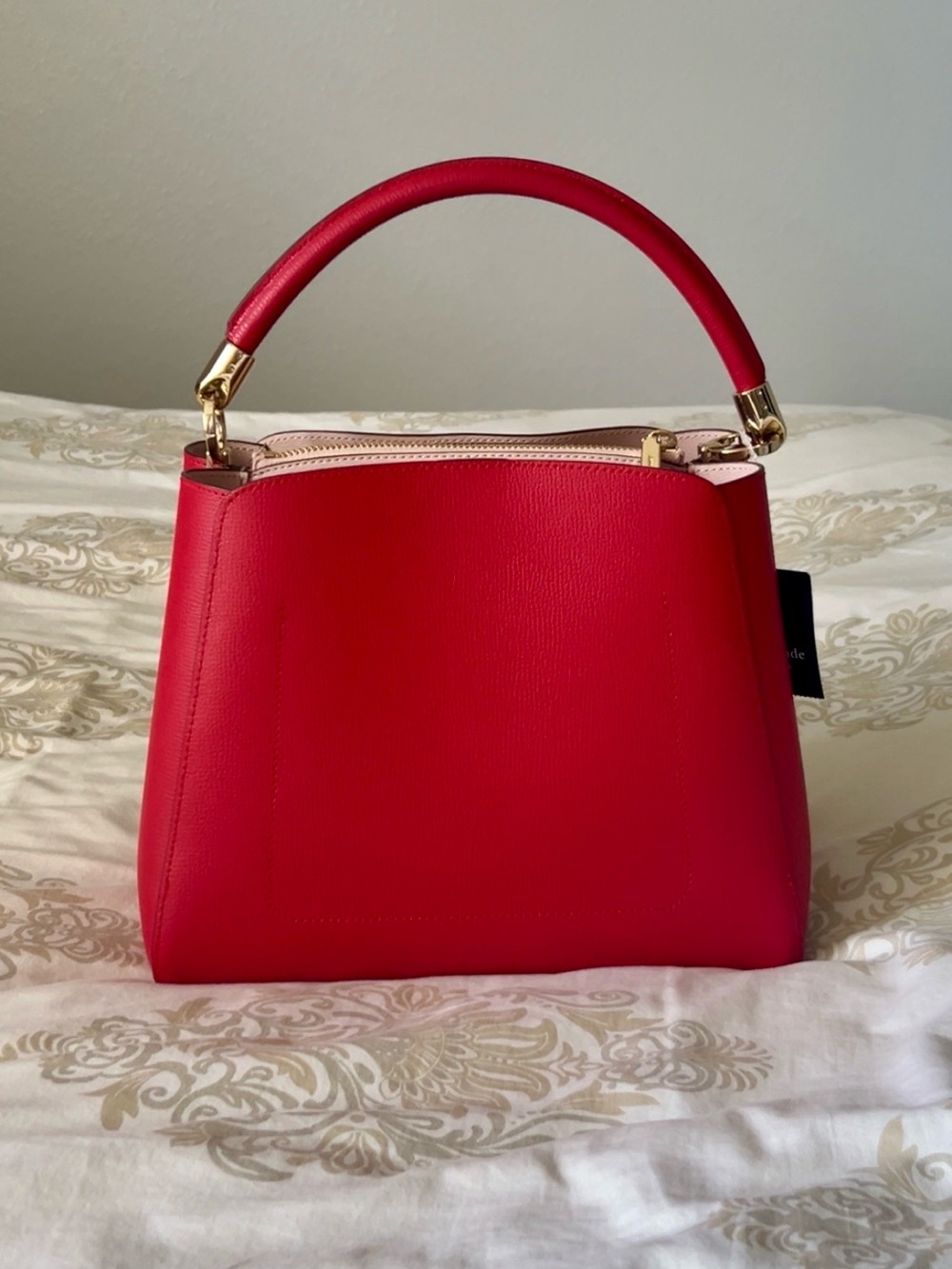 Kate Spade Phoebe Medium Top Handle Satchel-Perfect Cherry - Picture 7 of 16